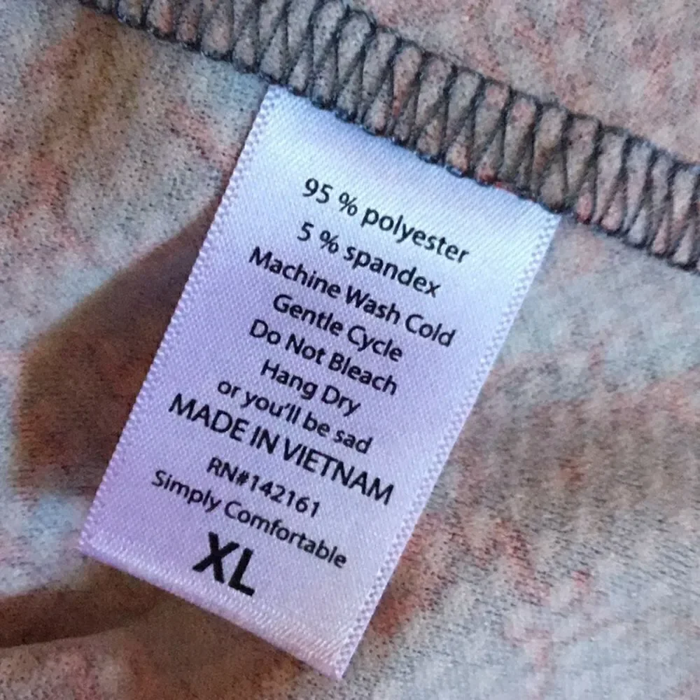 NWOT LULAROE CASSIE skirt in bluish gray & pink in size XL